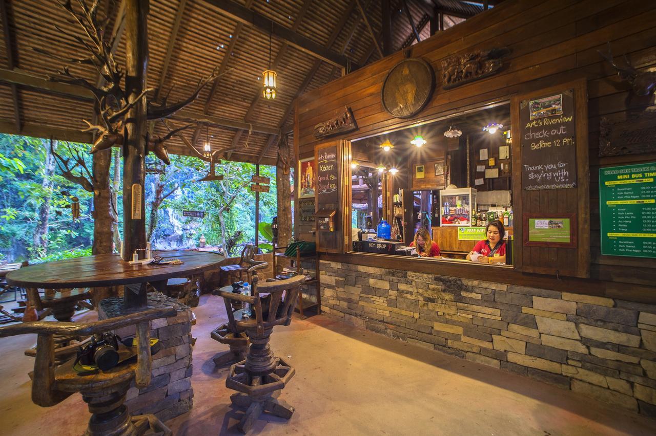 Art'S Riverview Lodge Khao Sok National Park Екстер'єр фото