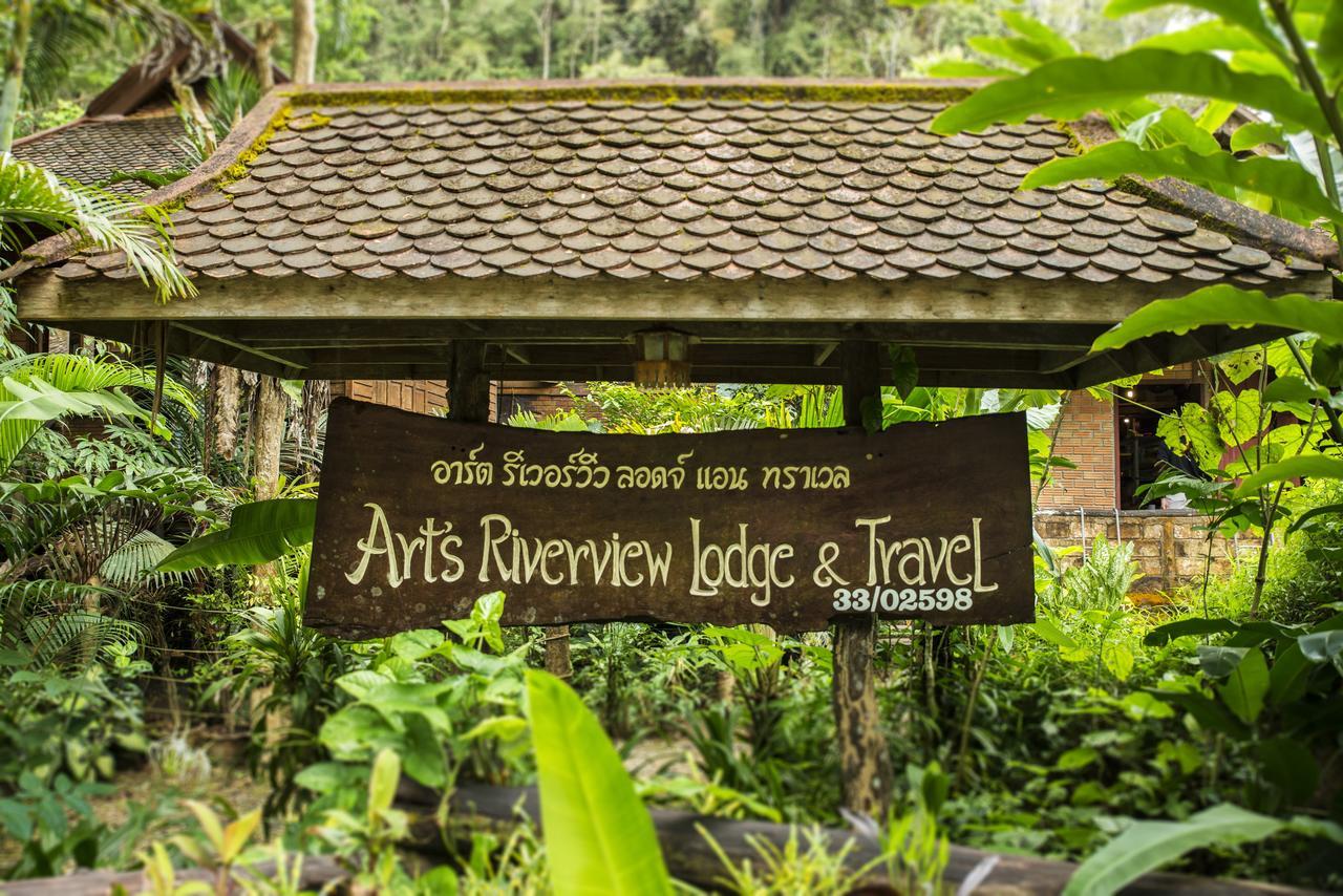 Art'S Riverview Lodge Khao Sok National Park Екстер'єр фото
